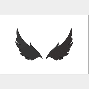 Fallen Angel Wings Posters and Art